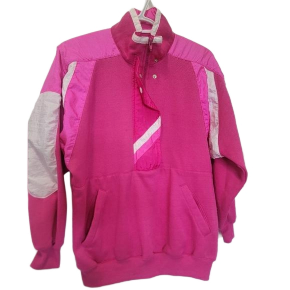 Vintage Bocco Pink&white women’s fleece